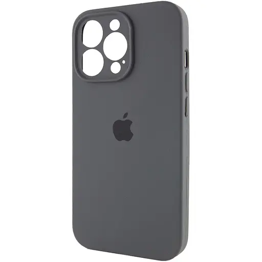 Чохол Epik Silicone Case Full Camera Protective (AA) для Apple iPhone 14 Pro Max (6.7) Сірий/Dark Gray - фото 3