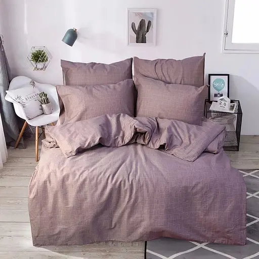 Наволочка 50х70 см цвет Коричневый 355154 - фото 4