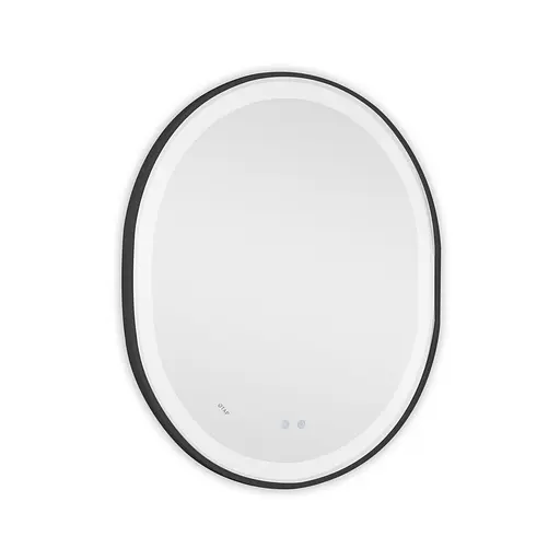 Дзеркало Qtap Gemini 800x700 з LED-підсвічуванням Touch, з антизапотіванням, з димером температури кольору (3000-6500K) Reverse QT2578R8072B - фото 7