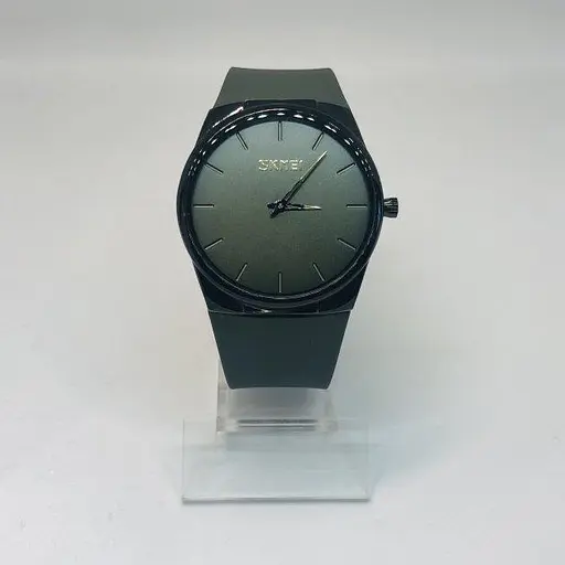 Наручные классические часы Skmei 1601S Зеленый - фото 5