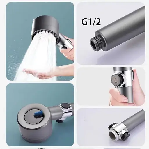 Массажная лейка для душа 3 режима House Like it - фото 3