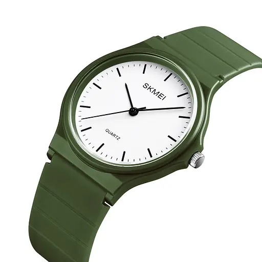 Наручний годинник жіночий Skmei 1419 Army Green, 1419AG (18414) - фото 2