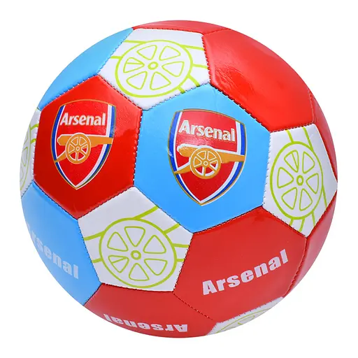 М'яч футбольний Bambi EN 3311(Red-1) 21,3 см, ПВХ, розмір 5, 260-280 грам - фото 1