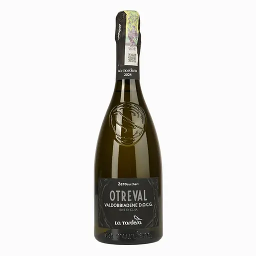 Вино игристое La Tordera Prosecco Rive Di Guía Valdobbiadene Superiore DOCG Otreval Extra Brut - Zero Zuccheri белое брют экстра 12% 0.75 л (1031) - фото 1