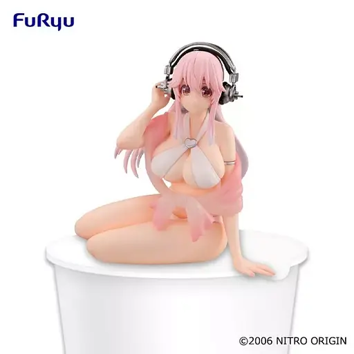 Коллекционная фигурка FuRyu Noodle Виртуальная певица Супер Сонико  Super Sonico 11 см F N SS 11 - фото 4