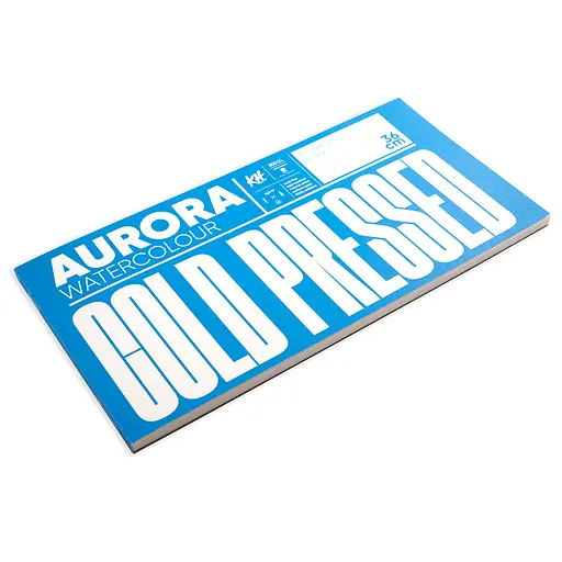Склейка-блок для акварели Watercolour 18х36см 300г/м2 20 л CP (проклейка 4 стороны) среднее зерно Aurora - фото 2