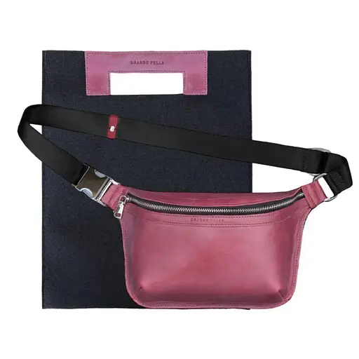 Шкіряна сумка Grande Pelle 20х15х7 см sum0028567 - фото 4