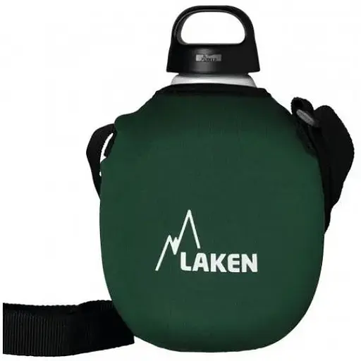 Фляга Laken Clasica 1L with neopren cover and shoulder strap Khaki (1004-121FV)