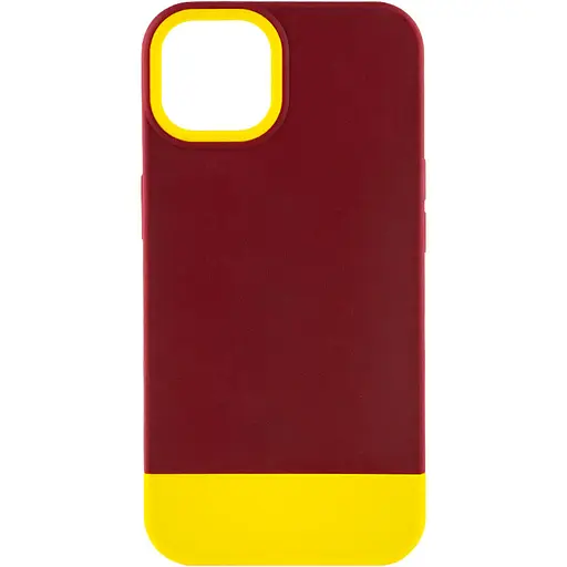 Чохол Epik TPU+PC Bichromatic для Apple iPhone 11 Pro Max 6.5 Brown burgundy/Yellow