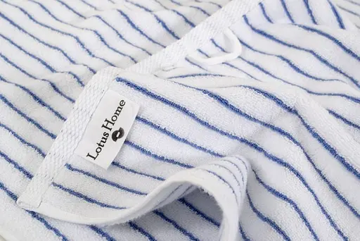 Полотенце Lotus Home Отель Premium - Microcotton Stripe White-Blue 70*140 550 г/м² (svt-2000022348980) - фото 5