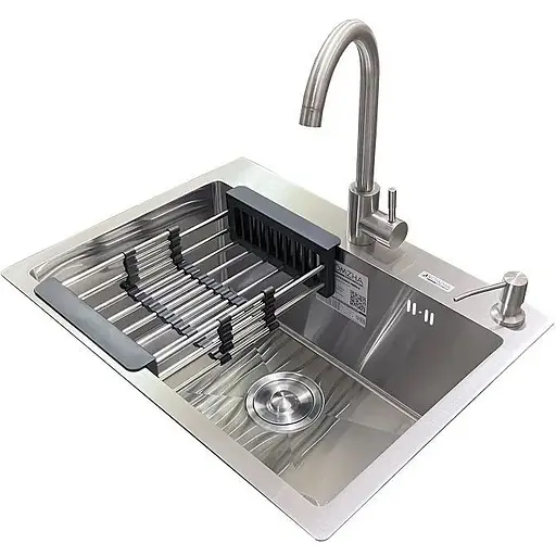 Комплект мийка + змішувач Romzha Arta U-550S (A) - фото 1