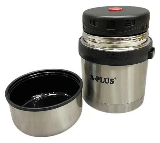 Термос харчовий з нержавіючої сталі A-PLUS 1662 500 ml з чохлом - фото 2