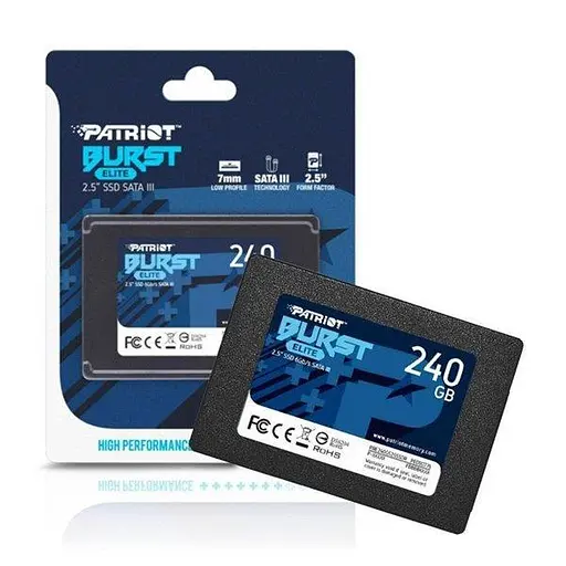 SSD накопитель Patriot Burst Elite 240 GB 2.5" 7 mm SATA III - фото 2