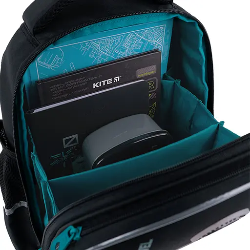 Рюкзак GoPack Education 165S Speed Zone Чорно-синій (GO26-165S-5) - фото 12