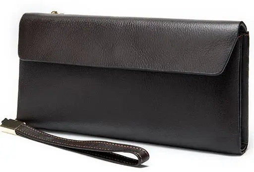 Клатч кожаный Vintage 20.5х10.5х2 см sum0012837 - фото 4