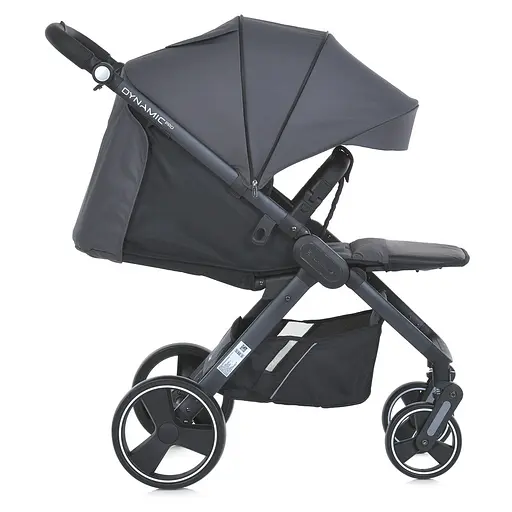 Детская прогулочная коляска-книга El Camino ME 1053-3 Dynamic Pro Charcoal Серая - фото 5