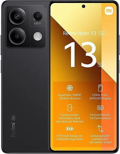 Смартфон Xiaomi Redmi Note 13 5G 8/256GB Graphite Black Global Version