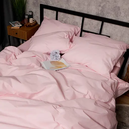 Комплект постільної білизни Moon&Star Бязь Gold Люкс Pastel Kiss Полуторний Євро 160х220наволочки 2х40х60 - фото 6