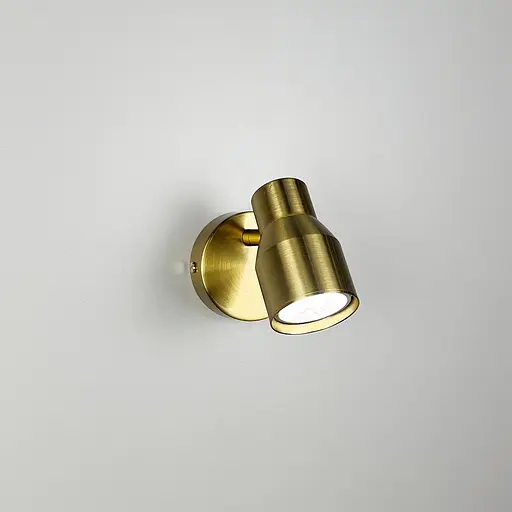 Латунный светильник с 1 регулируемым плафоном Line F Арт. 52039/1 TBS - фото 2