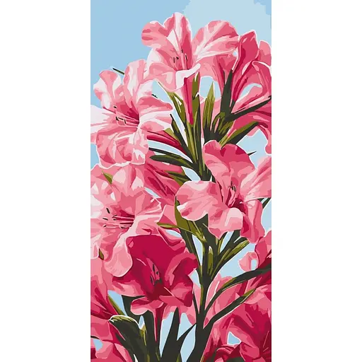 Картина по номерам ArtCraft Pink flowers 40х80 см (13100-AC)