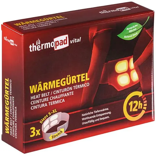 Грілки хімічний пояс Thermopad Heat Belt 3 шт. (1033-TPD 78703)