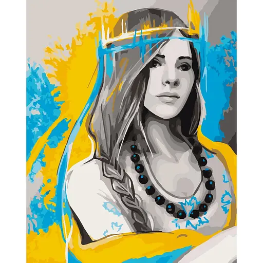 Картина за номерами "Я – Українка" Art Craft 10343-AC 40х50 см