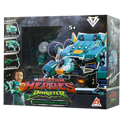 Динозавр-трансформер Dinoster - Мега Дино-Ґардіан Стего  - фото 5