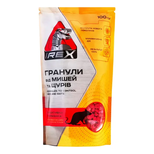 Гранули від мишей та щурів IREX з ароматом сиру, 100 г (IRR002) - фото 2