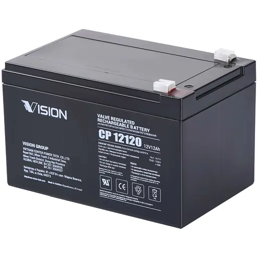Vision Аккумуляторная батарея CP 12V 12Ah