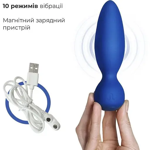 Анальна вібропробка Adrien Lastic Little Rocket діаметр 3.5 см soft-touch - фото 4
