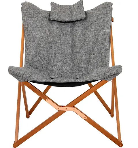 Кресло раскладное Bo-Camp Bloomsbury L Grey (1200370) (DAS302726) - фото 2