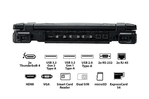 Ноутбук Durabook Z14 Basic 14" FHD Touch AG Intel i7-1165G7 16GB F512GB UMA LTE Win11P - фото 9