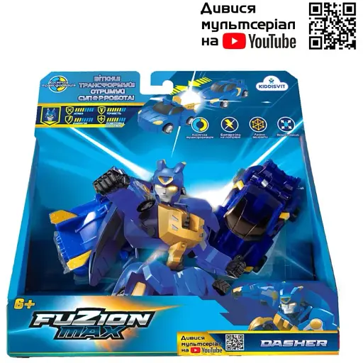 Игровой набор машинок-трансформеров Fuzion Max Дашер 54003 - фото 7
