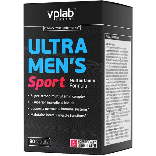Мультивітаміни VPLab Ultra Men's Sport Multivitamin 90 caps (1086-2022-10-0276)