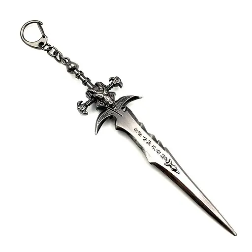 Брелок Меч Крижана скорботу WOW Світ Військового Ремесла World of Warcraft 14.5 см 21 WOW 2 чорнене - фото 2
