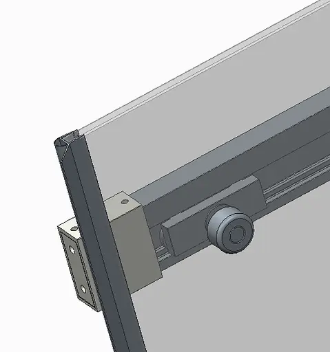 Двері в нішу Koer SR SD02-120x200-TR-01 прозоре скло Easy Clean 8 мм, хром KR5384, універсальні, прозорий, хром - фото 2