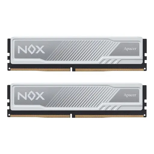 Модуль памяти DDR5 2x16 ГБ/5200 Apacer NOX White (AH5U32G52C522MWAA-2) - фото 1