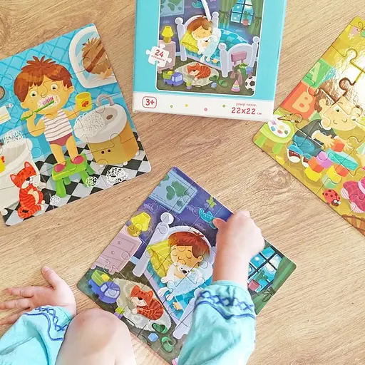 Пазл Dodo Мій день 4 в 1 (300130) - фото 3