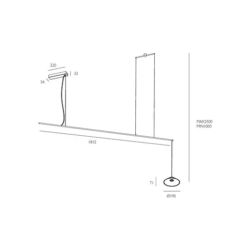 Підвісний світильник Skarlat RHL7798 10W BK 3000K - фото 2
