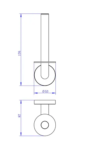 Держатель для туалетной бумаги Imprese Hranice 142100 Хром - фото 2