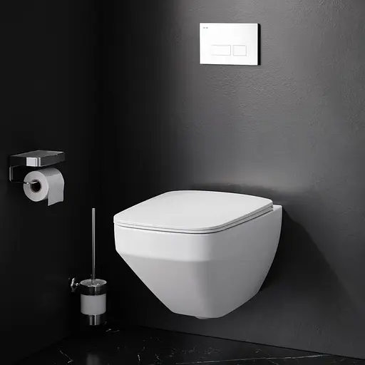 Унитаз подвесной AM.PM Inspire V2.0 безободковый FlashClean с сиденьем Slim Soft Close (C50A1700SC) - фото 2