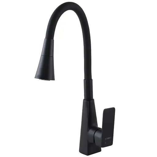 Змішувач для кухні Domino Dionis DDD-203SM-BB Чорний матовий - фото 1