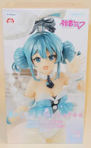 Колекційна фігурка   FuRyu BiCute Bunnies Міку Хацуне Hatsune Miku White Rabbit Baby Pink 28.0 см JAP HM Rabbit 28.140 - фото 6