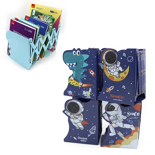 Подставка-держатель для книг металлическая Spaceman, 666-708-SQ (в ассортименте) - фото 2