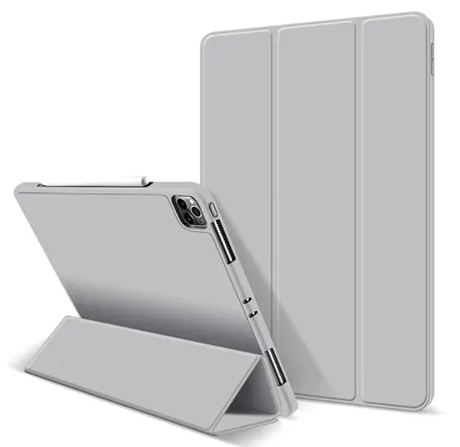 Чохол-книжка CDK для Apple iPad Pro 11" 3gen 2021 екокожа/силікон Smart Case cлот стилус (011190) grey - фото 3