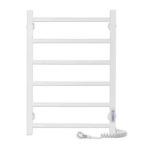 Электрический полотенцесушитель Laris Зебра Альфа ЧФ6 400x600 Э правый R3 77700068, Белый, Правое, Электронный - фото 2