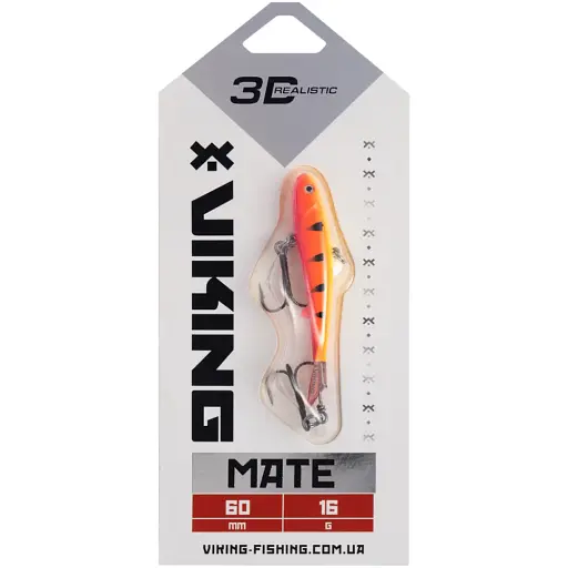 Балансир Viking Fishing Mate Ice Jig 60mm 17g #15 Pink Moon - фото 2