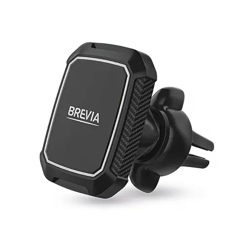 Держатель телефона автомобильный Brevia AirClip MagSlim на дефлектор, 6 магнитов(48300)