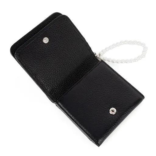 Гаманець жіночий маленький шкіряний Fuerdanni 1831-166 чорний - фото 4