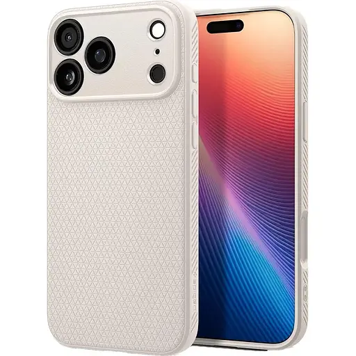 Чехол Spigen Liquid Air Case для Apple iPhone 17 Pro Max Natural Titanium ACS10268 (148548) - фото 2